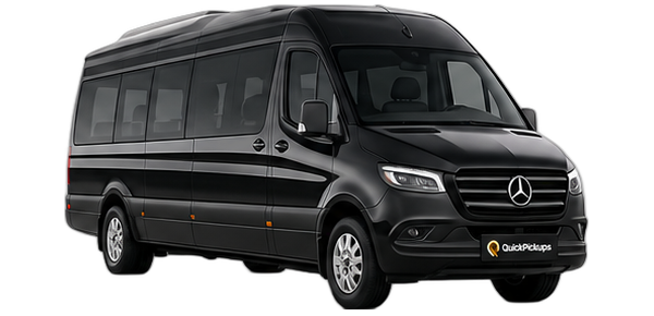 QuickPickups Minibus 22 category vehicle for private transfers in Barcelona